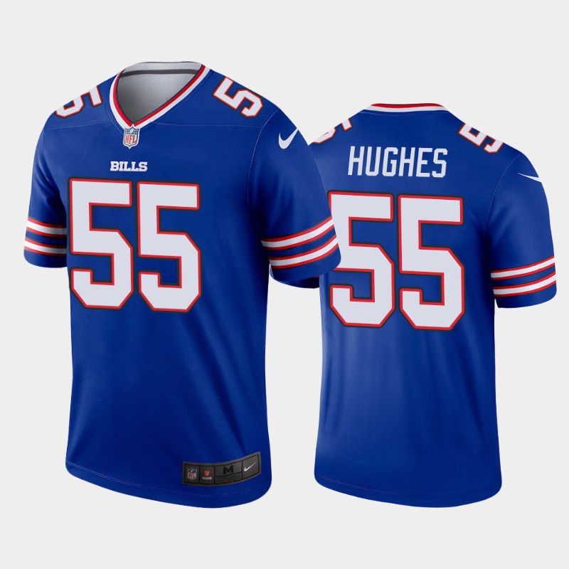 Men Buffalo Bills #55 Jerry Hughes Nike Royal Legend NFL Jersey